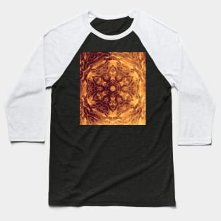 Abstract earth tone mandala Baseball T-Shirt